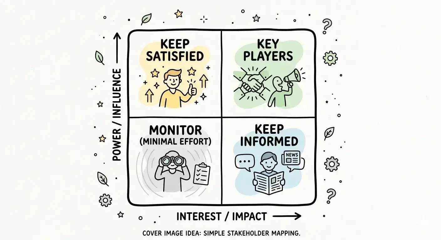 How to Use a Stakeholder Mapping Template to See Who Matters