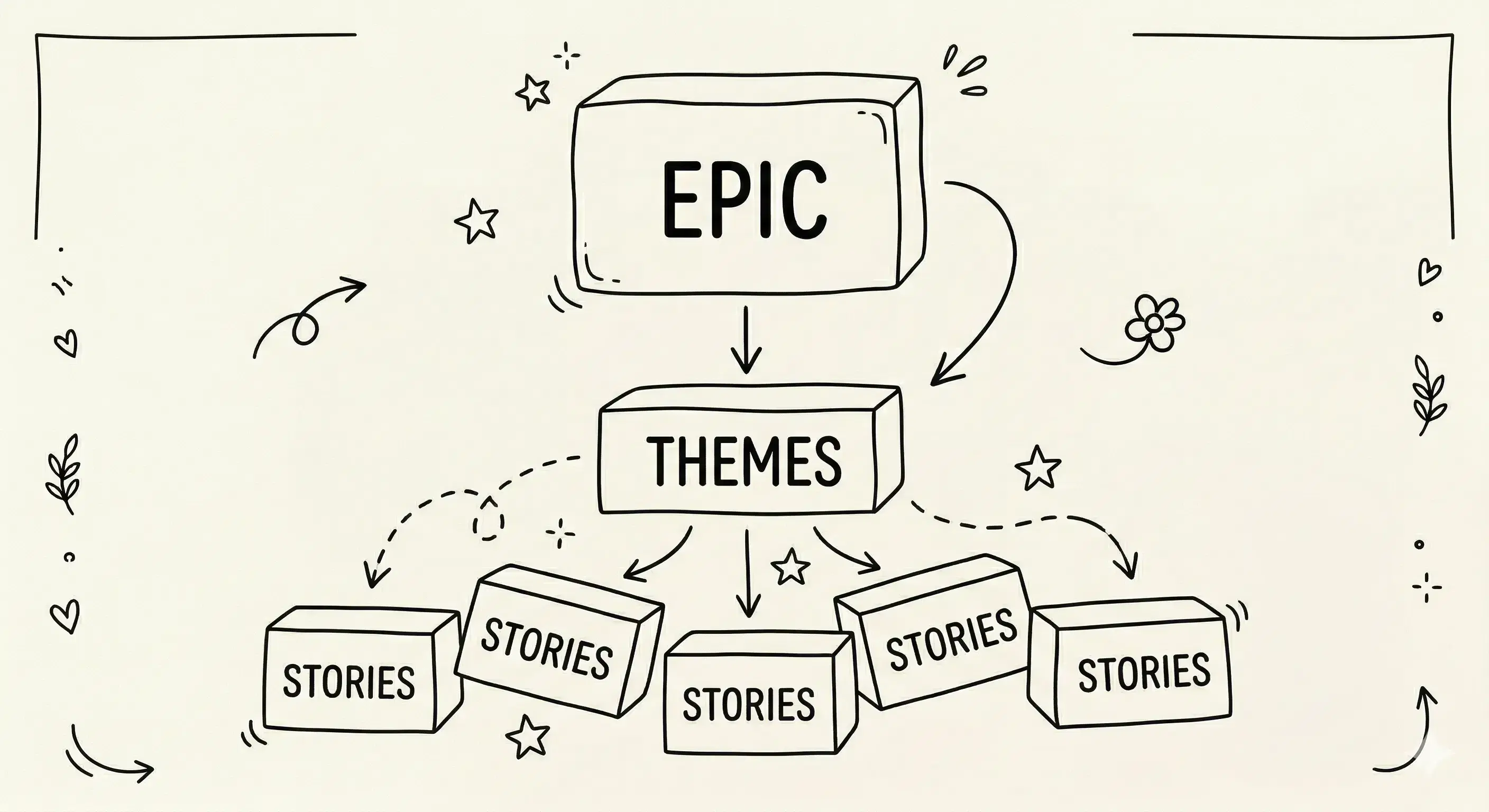 How epics stories work together and how to use them simply