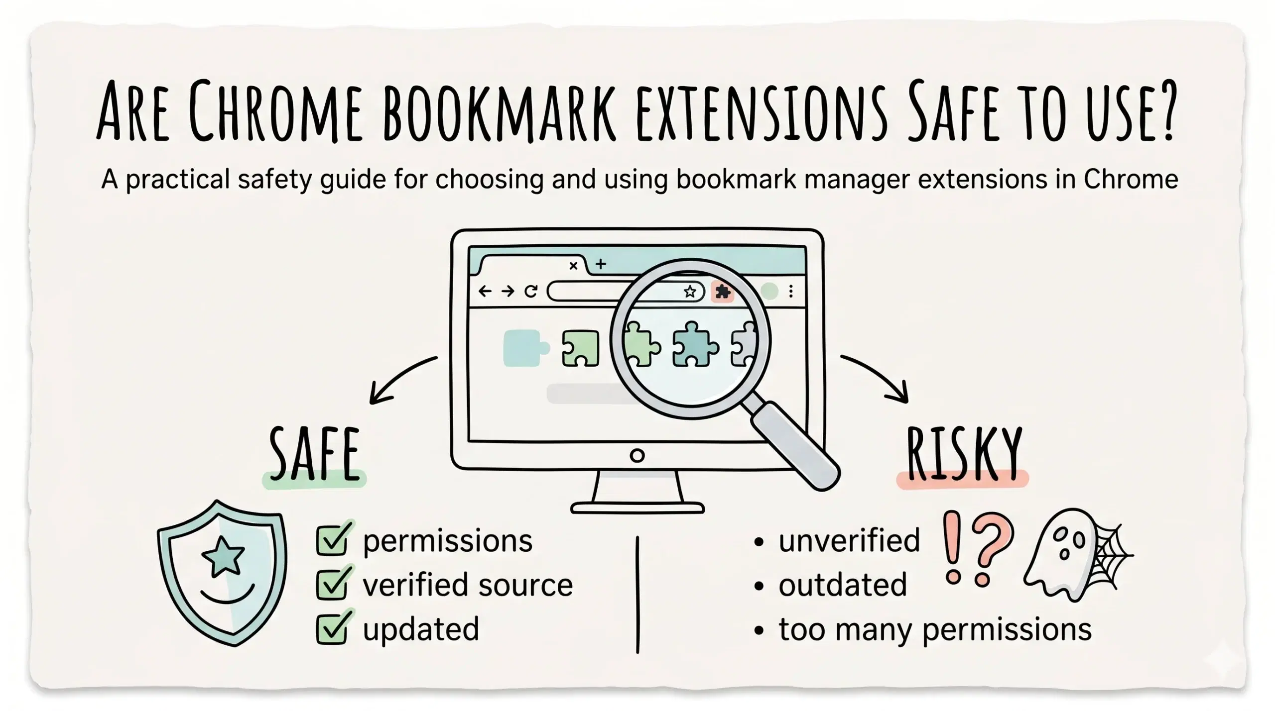 Are Chrome bookmark extensions safe to use?