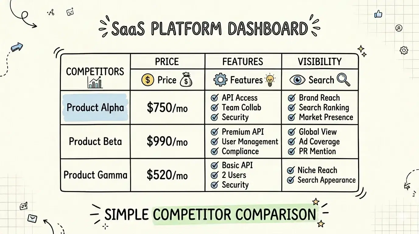 How to Create a Competitor Overview Template That Helps You Compare Competitors