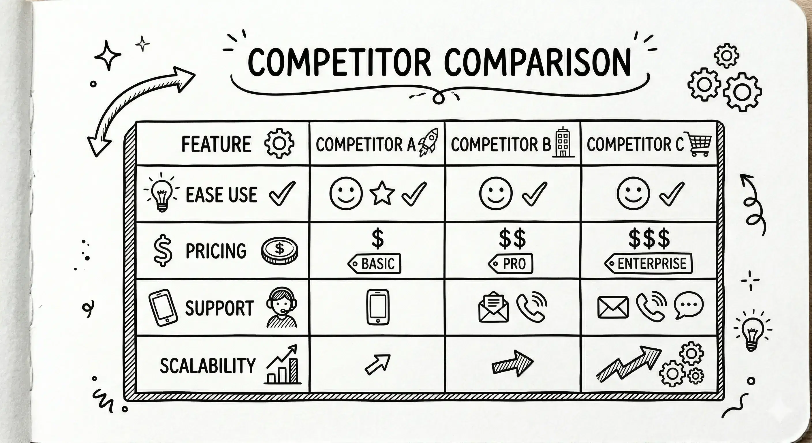 Competitor Analysis Example You Can Copy for Your Project